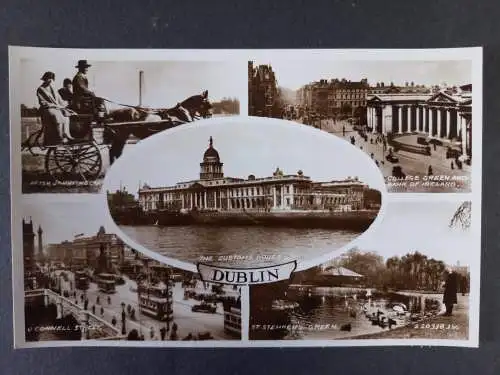 Postcard CPA Valentine's Postcards Dublin