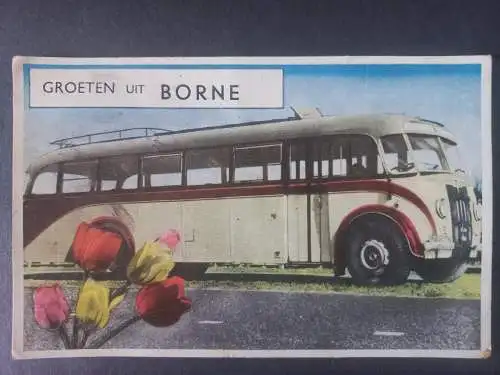 AK Postcard CPA Groeten uit Borne 1947