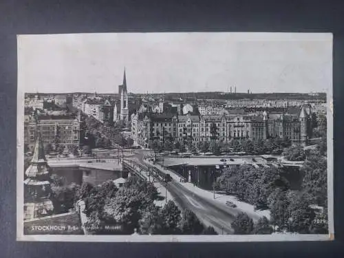 AK Postcard CPA Schweden Stockholm 1945