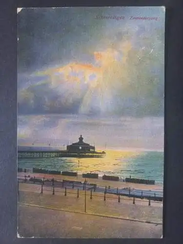 AK Postcard CPA  Niederlande - Scheveningen - Zonsondergang 1931