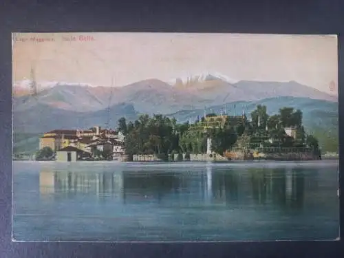 AK Postcard CPA Italien Lago Maggiore Isola Bella 1909