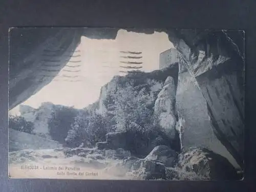 AK Postcard CPA Italien Siracusa  1929