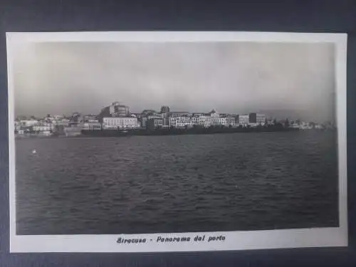 AK Postcard CPA Italien Siracusa Panorama