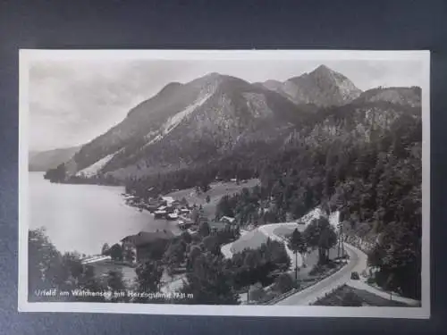AK Postcard CPA Österreich Urfeld am Walchensee mit Herzogsland