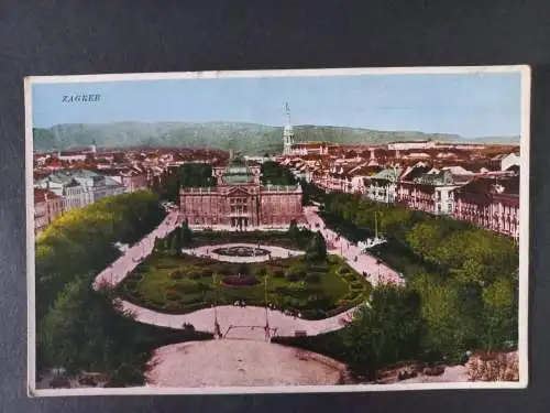 AK Postcard CPA Kroatien - Zagreb