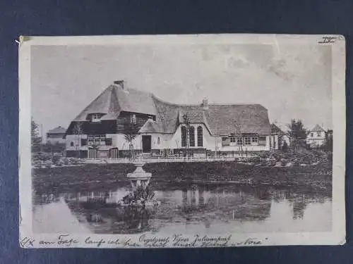 AK Postcard CPA Niederlande - Oegstgeest, Vijver Julianapark