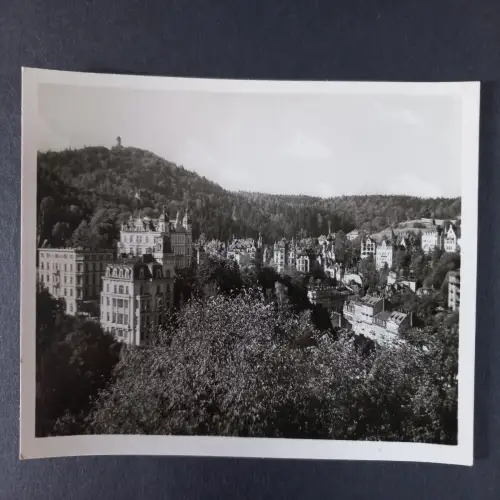 AK Postcard CPA Tschechien Karlovy Vary Karlsbad Celkový pohled