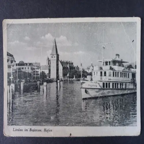 AK Postcard CPA  Deutschland  Lindau im Bodensee, Hafen