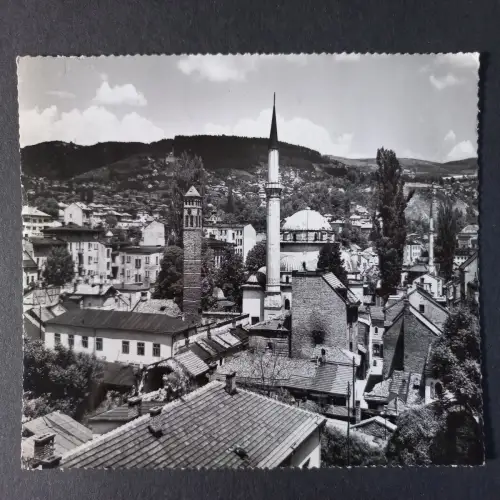 AK Postcard CPA Serbien-Herzegowina/Jugoslawien / Sarajevo Panorama 1963