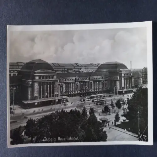 AK Postcard CPA  Deutschland  Leipzig Hauptbahnhof