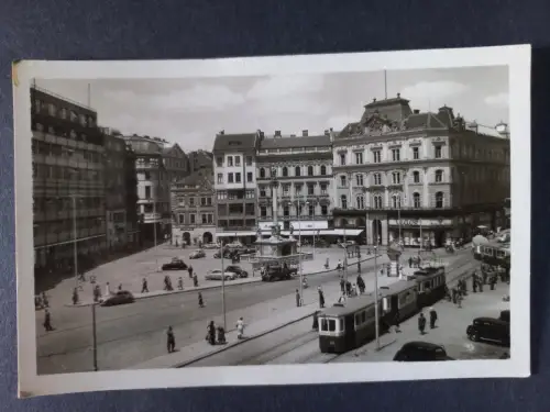 AK Postcard CPA Tschechien Brno Brünn Nám. Svobody 1952