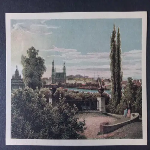 Dresden um 1850 - Bildkarten nach Zeitgenössischen Stahlstichen