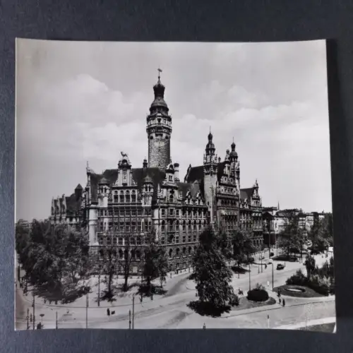 AK Postcard CPA  Deutschland  Leipzig Neues Rathaus 1964