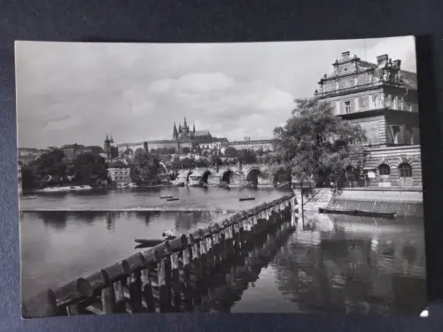 AK Postcard CPA Tschechien, Prag, Prager Burg Smetana Museum 1963