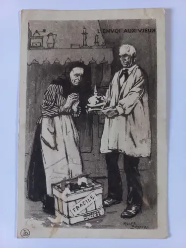 AK Postcard CPA ROGER BRODERS. PREMIERE GUERRE MONDIALE 1914
