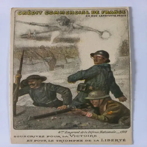 CPA WWI French Postcard Emprunt de la Défense Nationale 1918