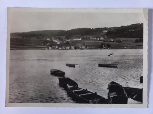 AK Postcard CPA France Lac de Saint Point Chaon et Port Toto