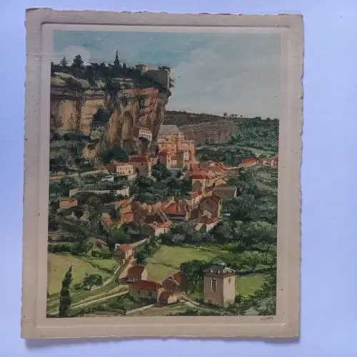 AK Postcard CPA France La Douce France - Rocamadour Art YVON