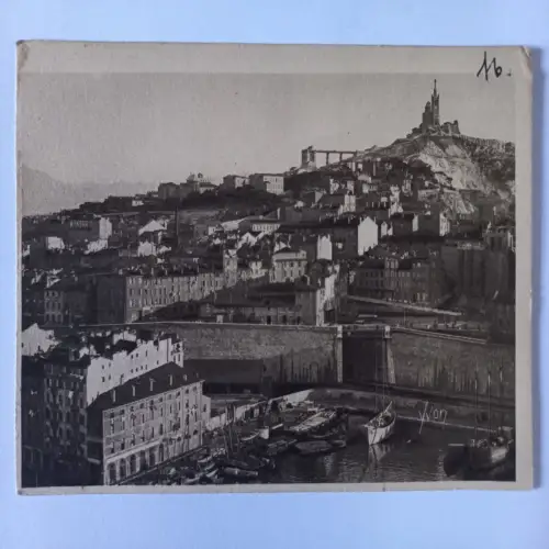 AK Postcard CPA France Marseille Notre Dame de la Garde