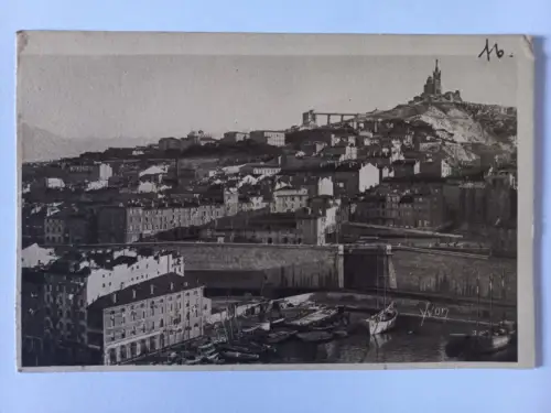 AK Postcard CPA France Marseille Notre Dame de la Garde