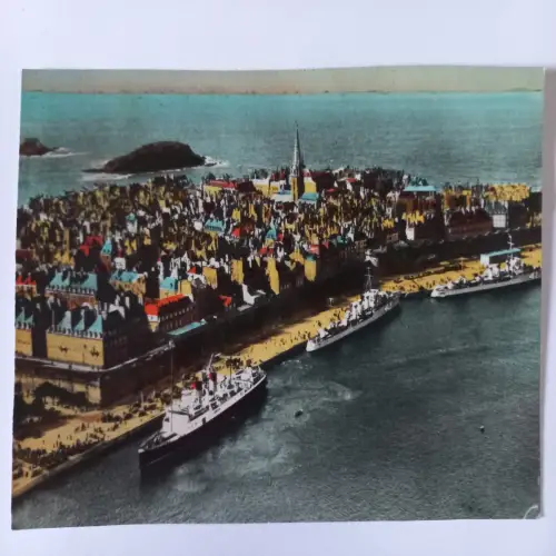 AK Postcard CPA France Saint Malo Vue aérienne