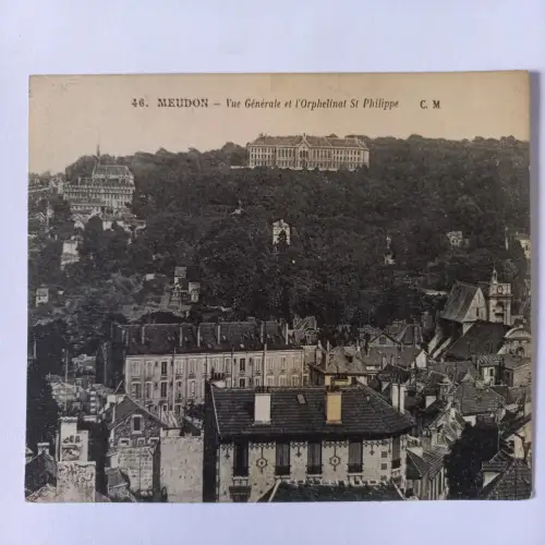 AK Postcard CPA France Meudon Vue générale