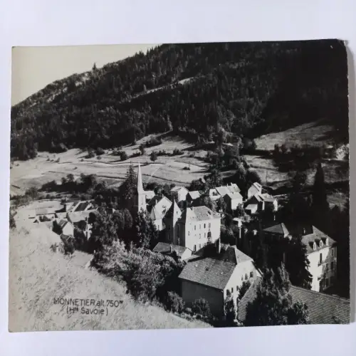 AK Postcard CPA France Monnetier Haute  Savoie