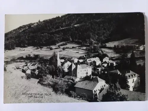AK Postcard CPA France Monnetier Haute  Savoie
