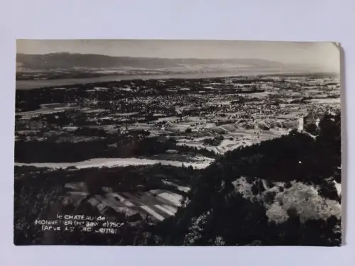 AK Postcard CPA France Monnetier Haute  Savoie Le Chateau