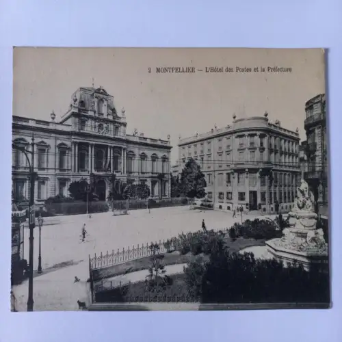 AK Postcard CPA France Montpellier L'Hótel des Postes et la Préfecture