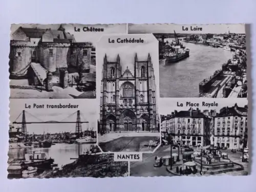 AK Postcard CPA France Nantes 1956