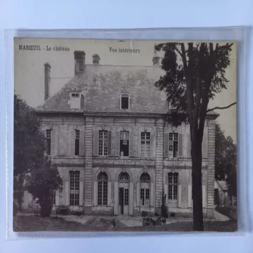 AK Postcard CPA France Marceuil - Le Cháteau Vue intérieure