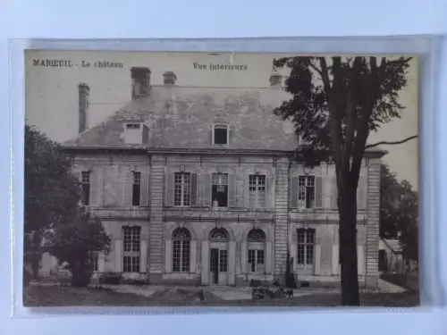 AK Postcard CPA France Marceuil - Le Cháteau Vue intérieure