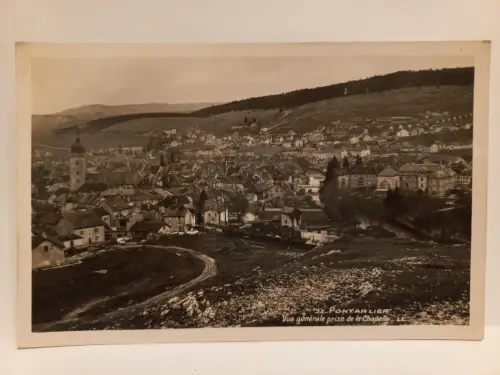 AK Postcard CPA France PONTARLIER -Vue générale de la Chapelle