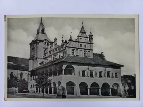 AK Postcard CPA  Slowakei Levoča ,  Leutschau, Lőcse Radnica - Rathaus