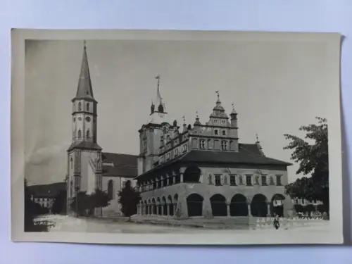 AK Postcard CPA  Slowakei Levoča ,  Leutschau, Lőcse Radnica - Rathaus