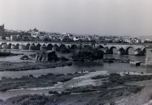 Vintage Negativ Foto Spanien Roman Bridge of Córdoba '70s