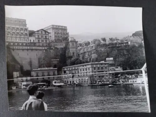 Vintage Foto Italien -  Sorrento - Hafen - Port 1960s