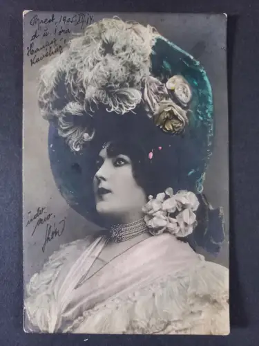 Antik AK Postcard CPA  Junge Dame - Portrait 1905
