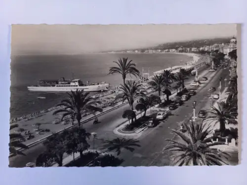 AK Postcard CPA France Nice La Promenade des Anglais