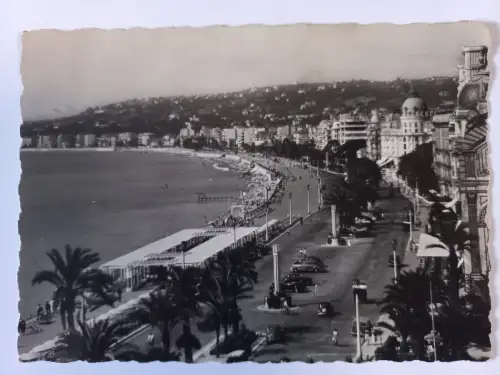 AK Postcard CPA France Nice La Promenade des Anglais