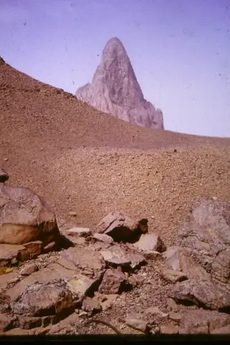 Vintage Dia Slide 35mm Algeria Hoggar Mountains  1960/70s