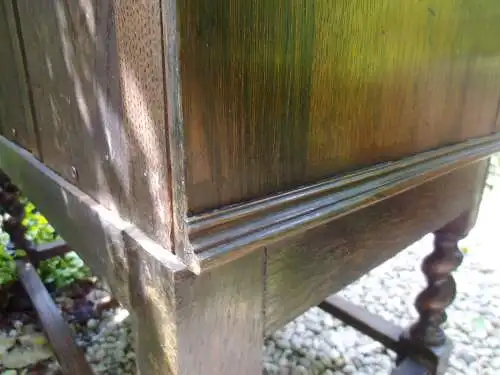 Antik Eiche Kommode Schubladenkommode Schubladen Anrichte Barley Twist Landhaus Cottage