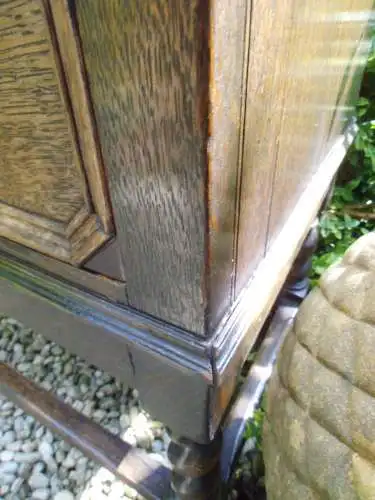 Antik Eiche Kommode Schubladenkommode Schubladen Anrichte Barley Twist Landhaus Cottage