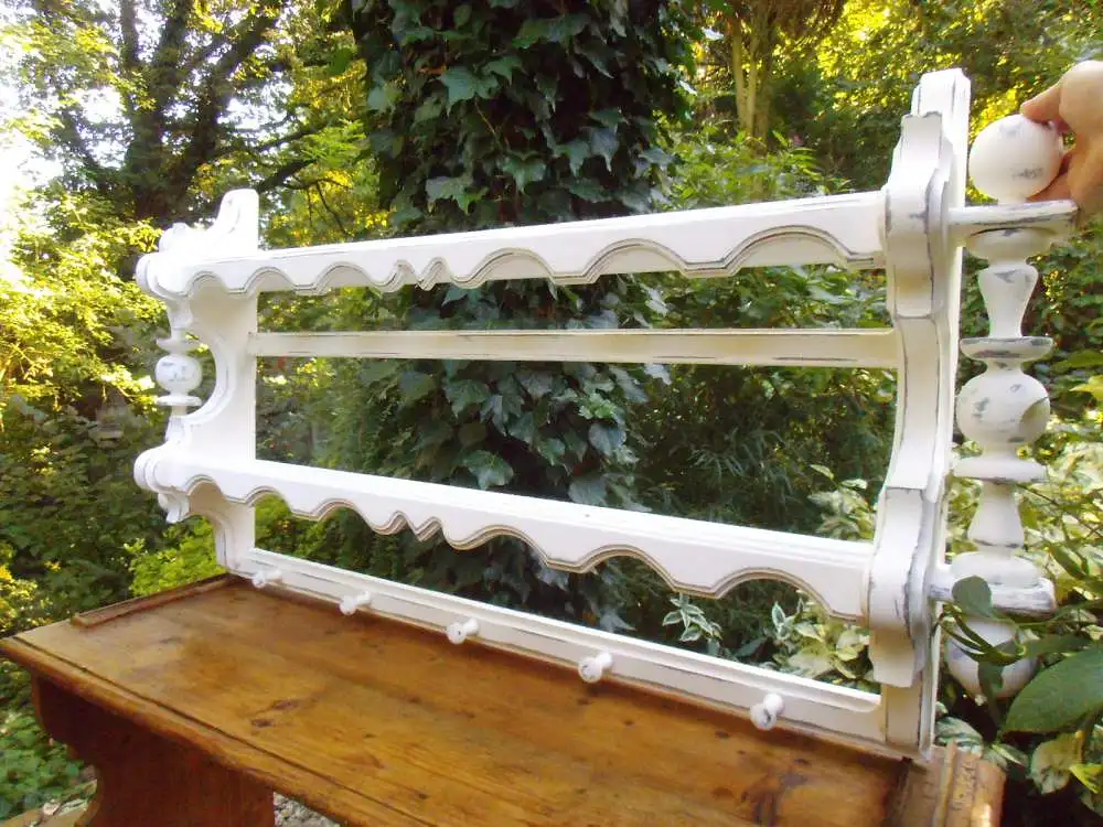 Massives Lärche Hängeregal Küche Regal Vollholz Wandregal  Handarbeit Küchenregal Shabby  Vintage Rarität Landhaus 0