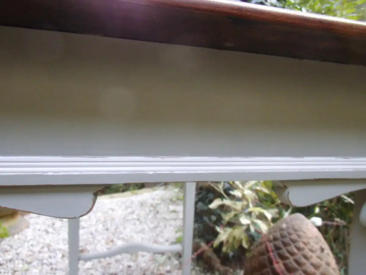 Antik Jugendstil Tisch Schreibtisch Wandtisch Küchentisch Brocante Landhaus Cottage 8