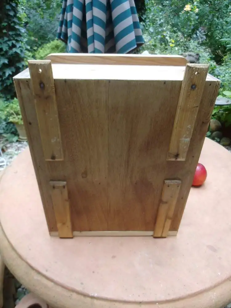 Antik Wandschränkchen Original Kohlezeichnung Hängeschränkchen Schwarze Katze Schränkchen Holzschränkchen Wandkästchen Badschränkchen 6