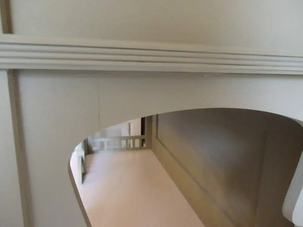 Antik Jugendstil Vertiko Kommode Schrank Anrichte Sideboard Brocante Weiß Grün Landhaus Cottage  15