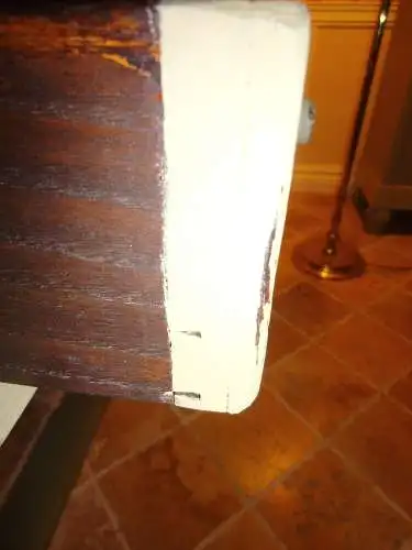 Antiker Schreibtisch Sekretär Wandtisch Wandkonsole Bar Tisch Konsole England Eiche Massiv Landhaus Cottage 