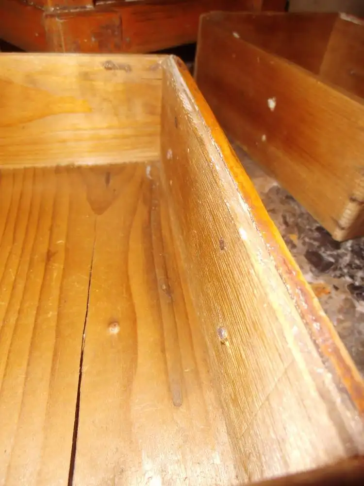 Antik Holzkästchen Schubladenkästchen Holzkästchen Kästchen Gewürzkästchen Modellkommode Kommode Minikommode Landhaus Cottage Bauernhaus  5